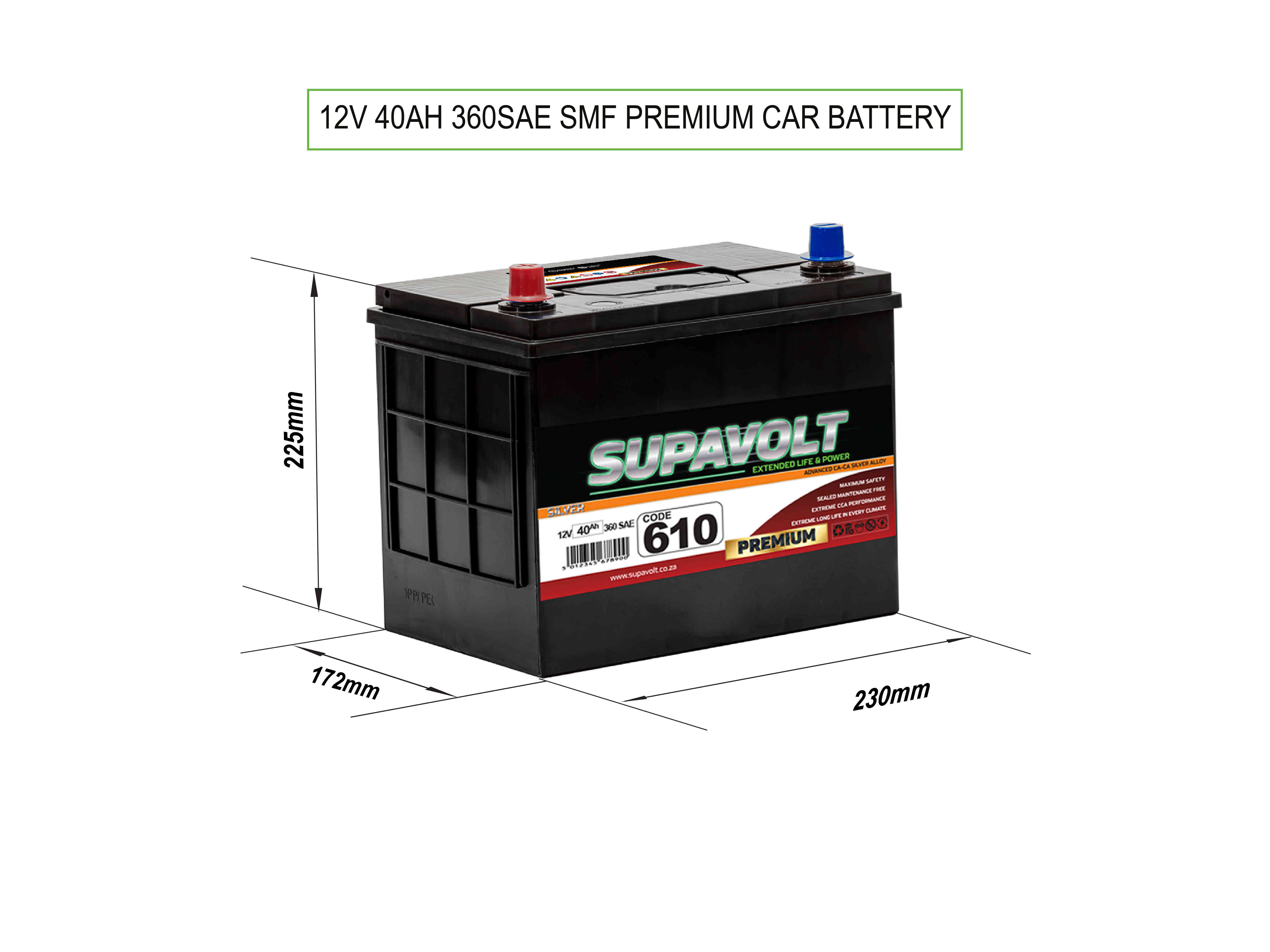 Car Car Batteries SV610 title=