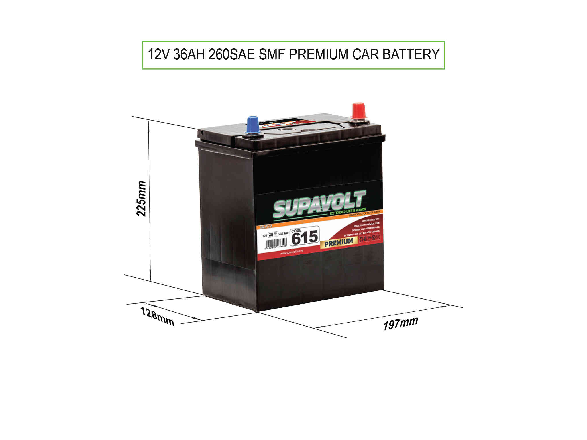 Car Car Batteries SV615 title=