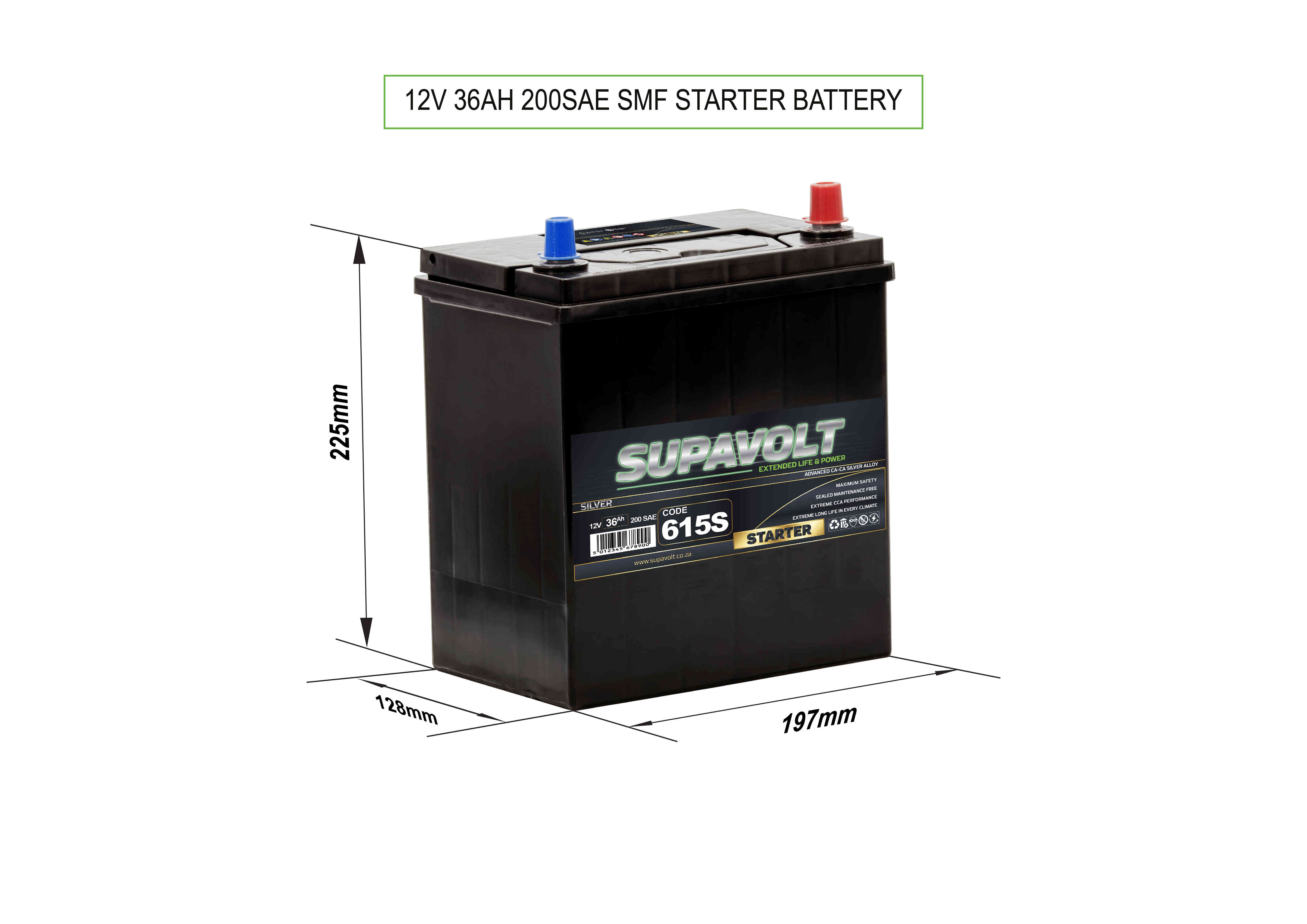 Car Car Batteries SV615S title=