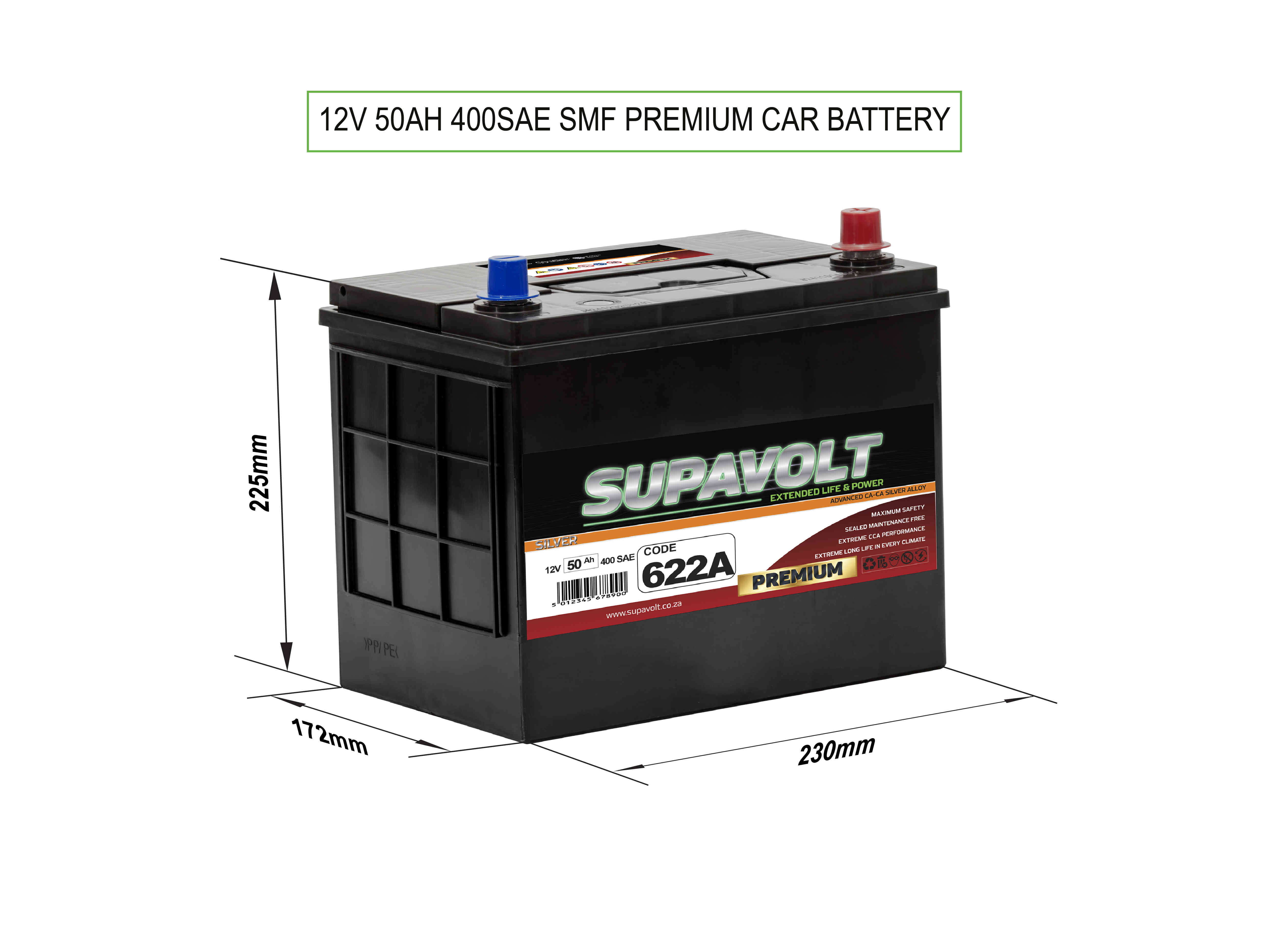 Car Car Batteries SV622A title=