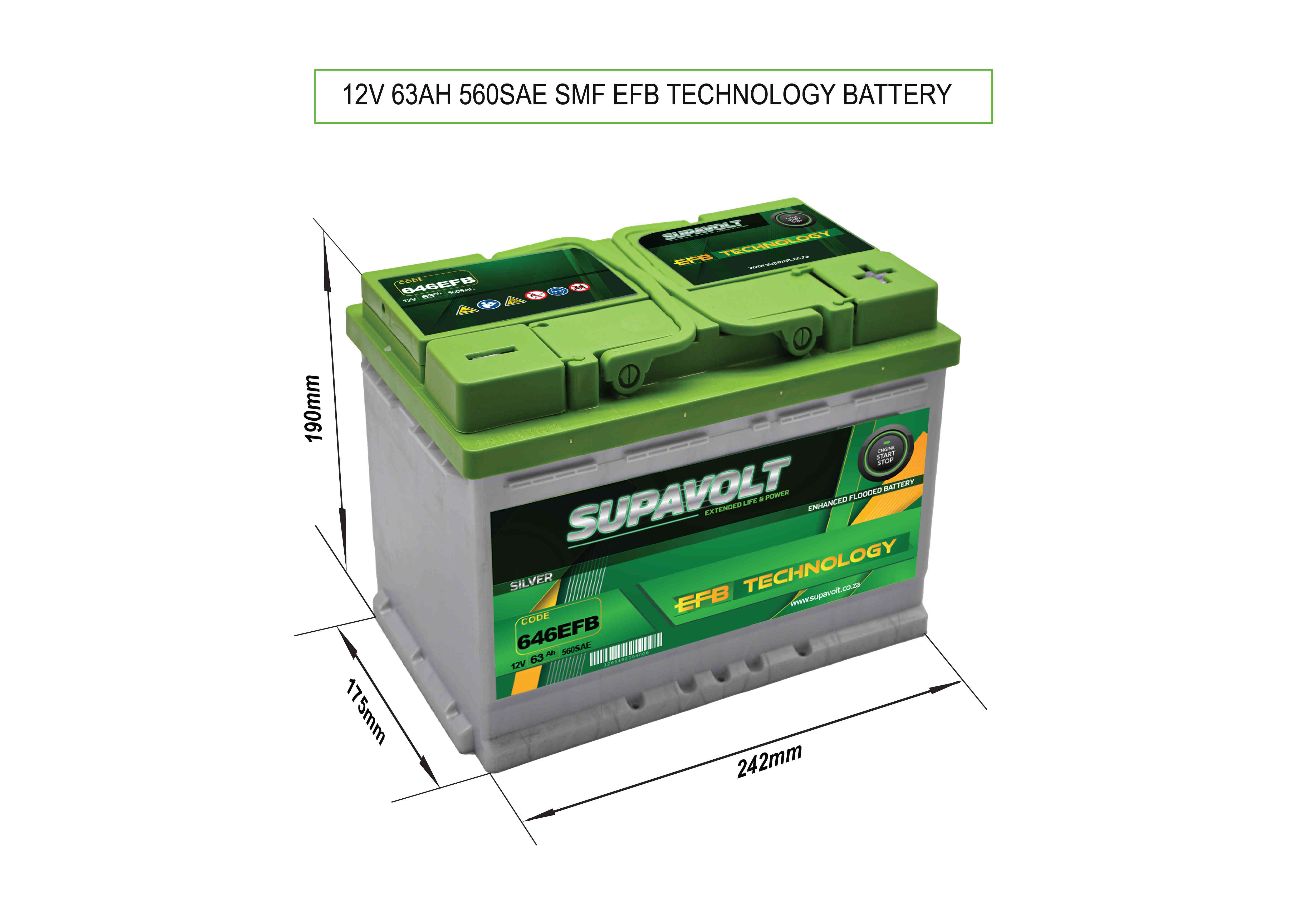 EFB Car EFB Car Batteries SV646EFB title=