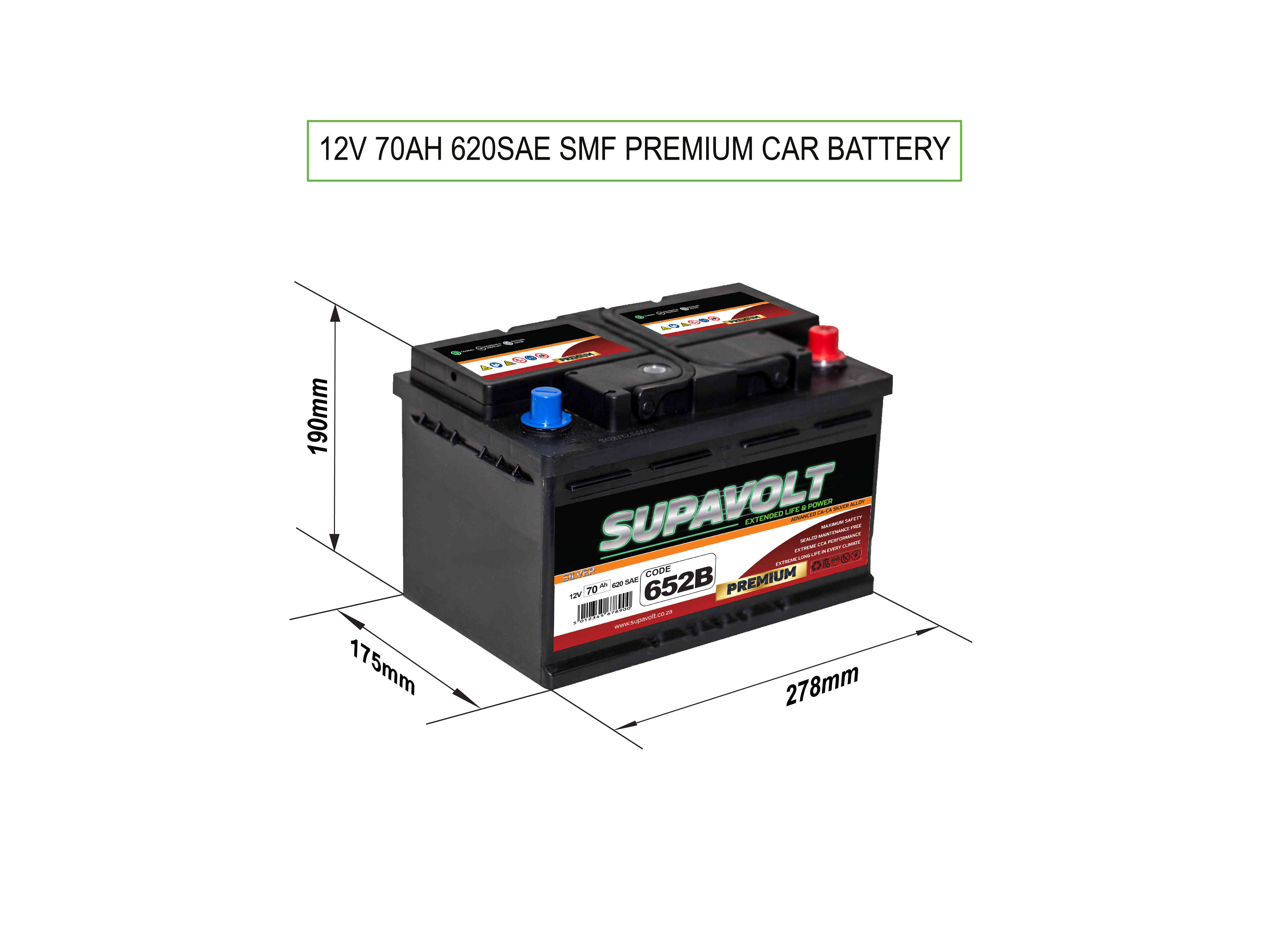 Car Car Batteries SV652B title=