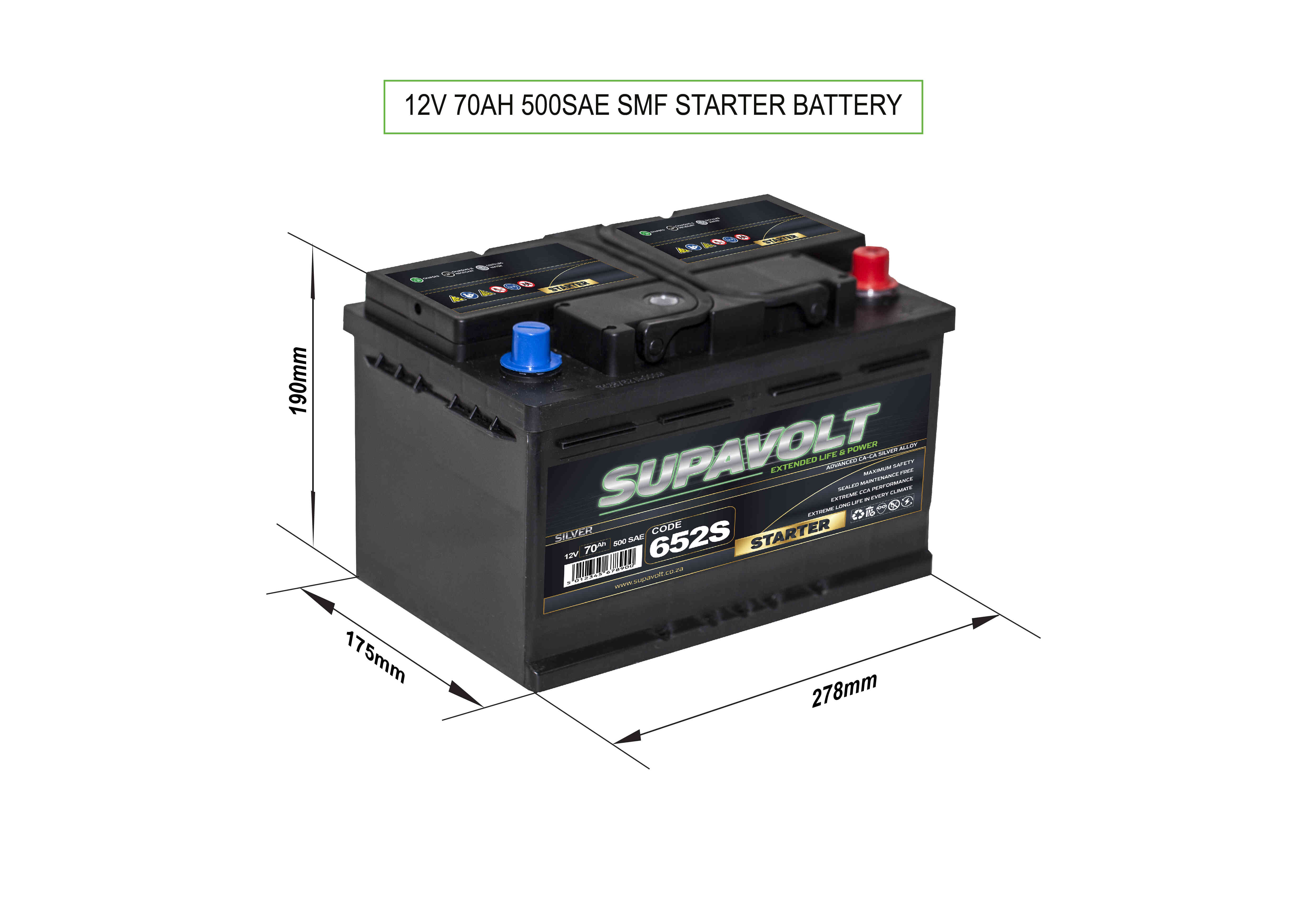 Car Car Batteries SV652S title=