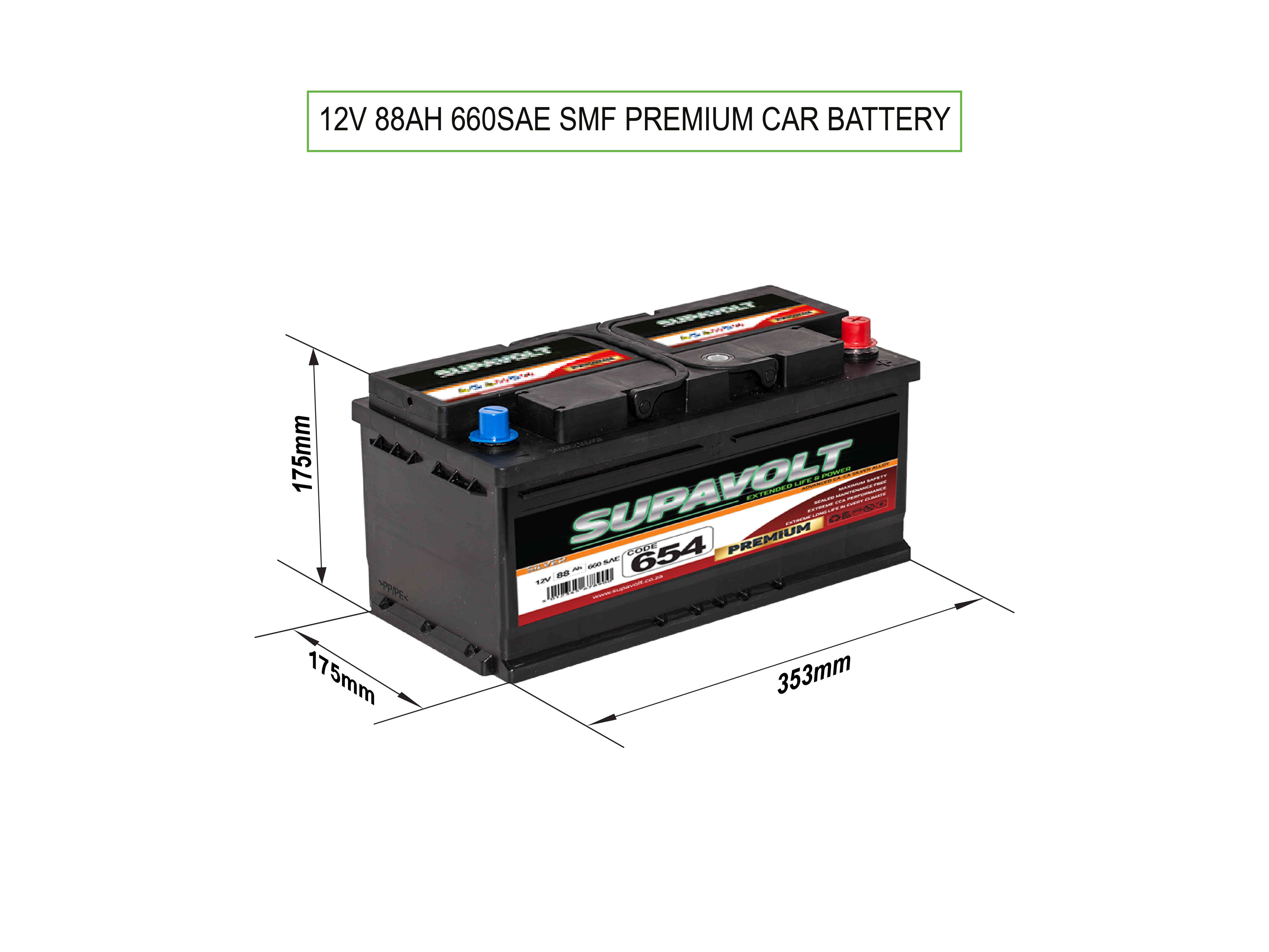 Car Car Batteries SV654 title=