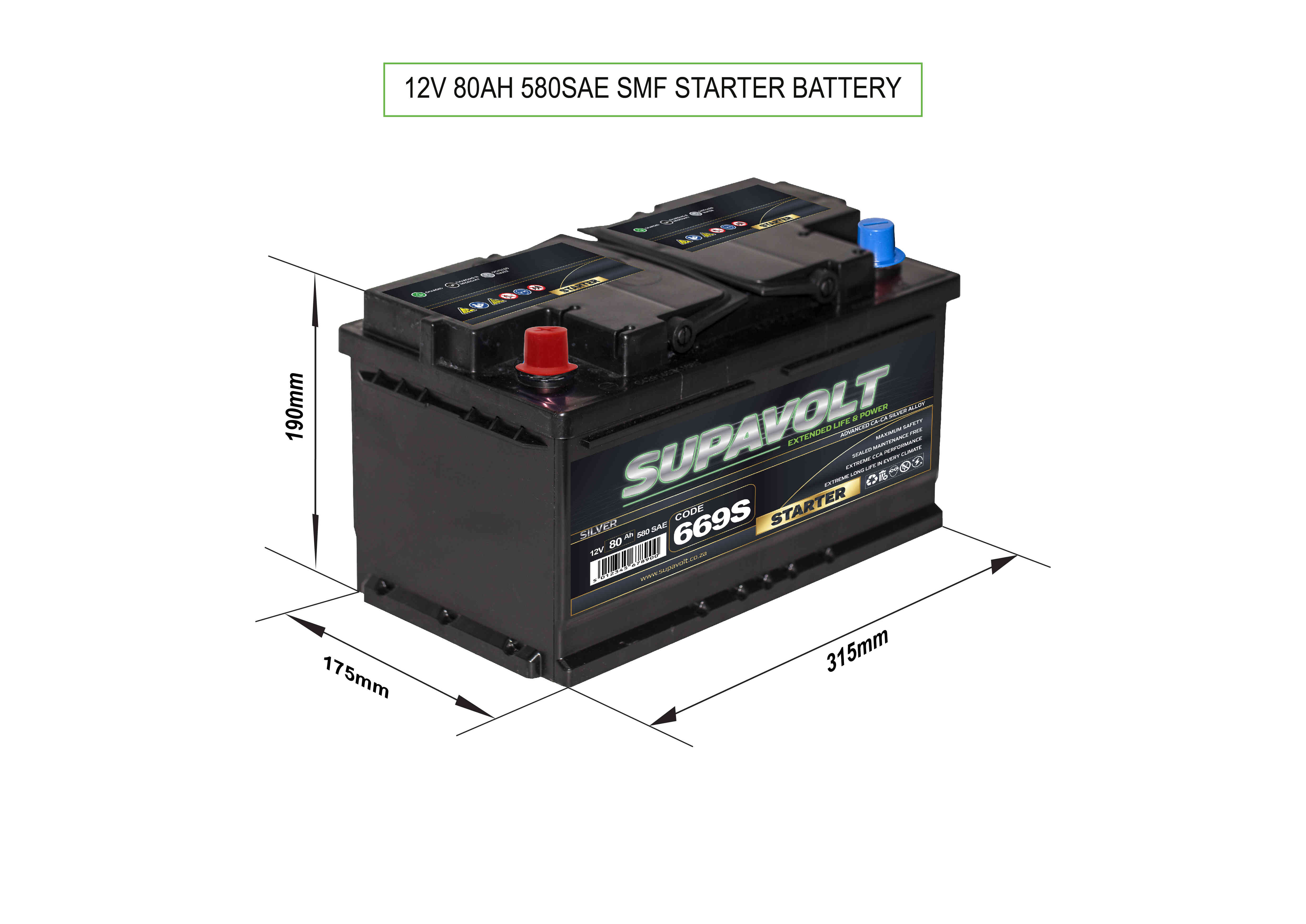 Car Car Batteries SV669S title=