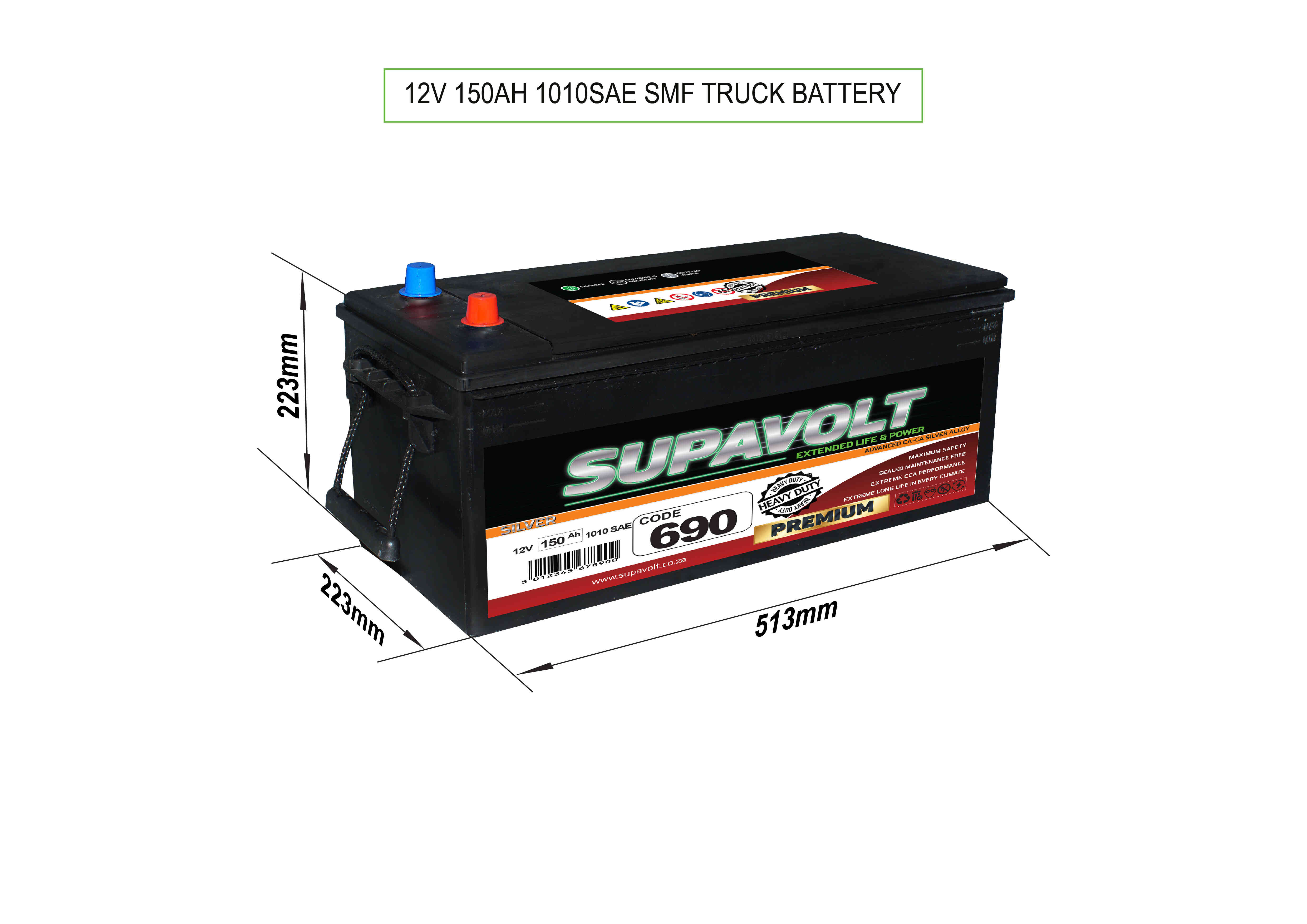 Truck Truck Batteries SV690 title=