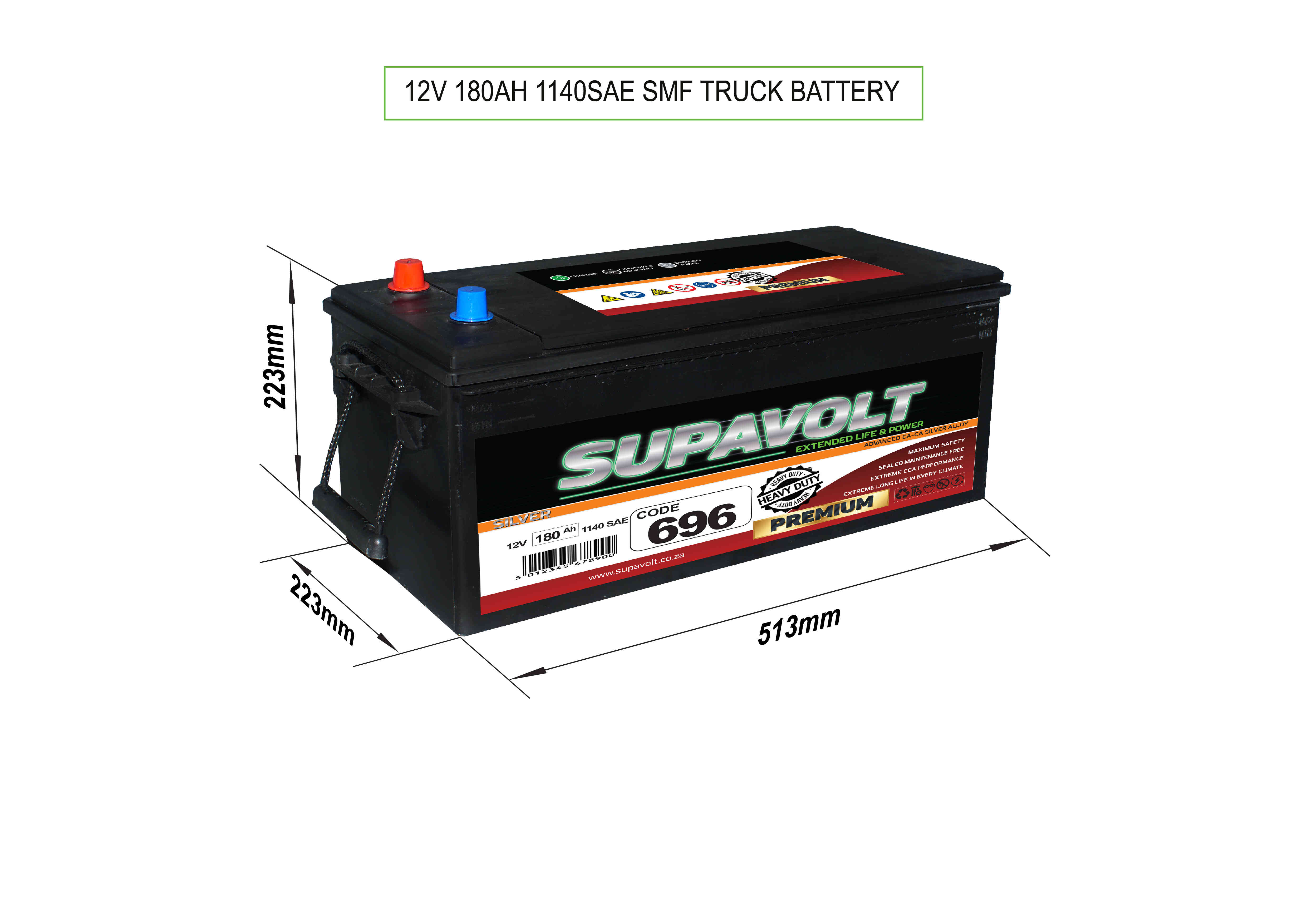 Truck Truck Batteries SV696 title=