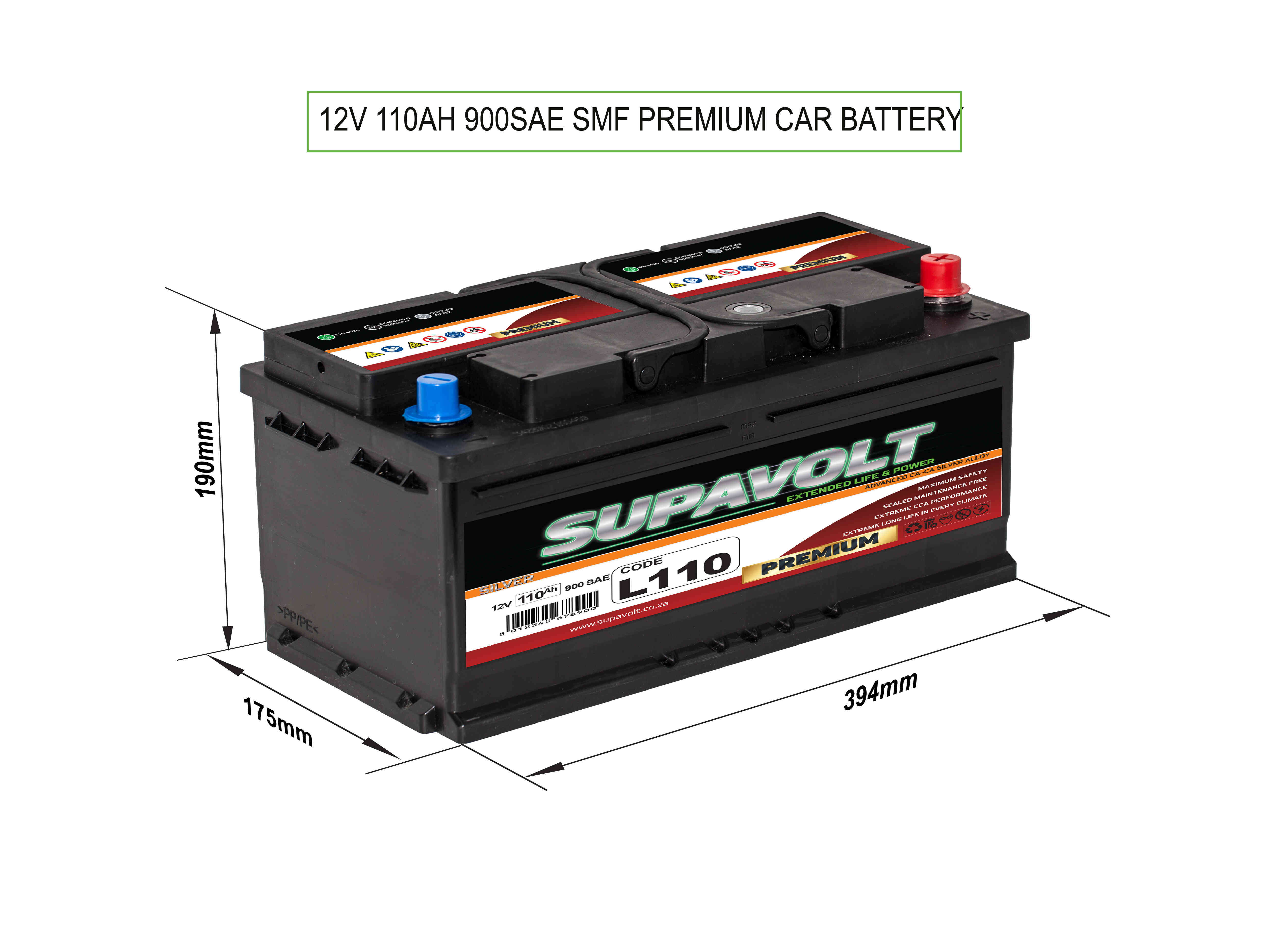 Car Car Batteries SVL110 title=